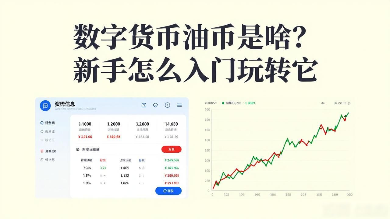 数字货币油币是啥？新手怎么入门玩转它