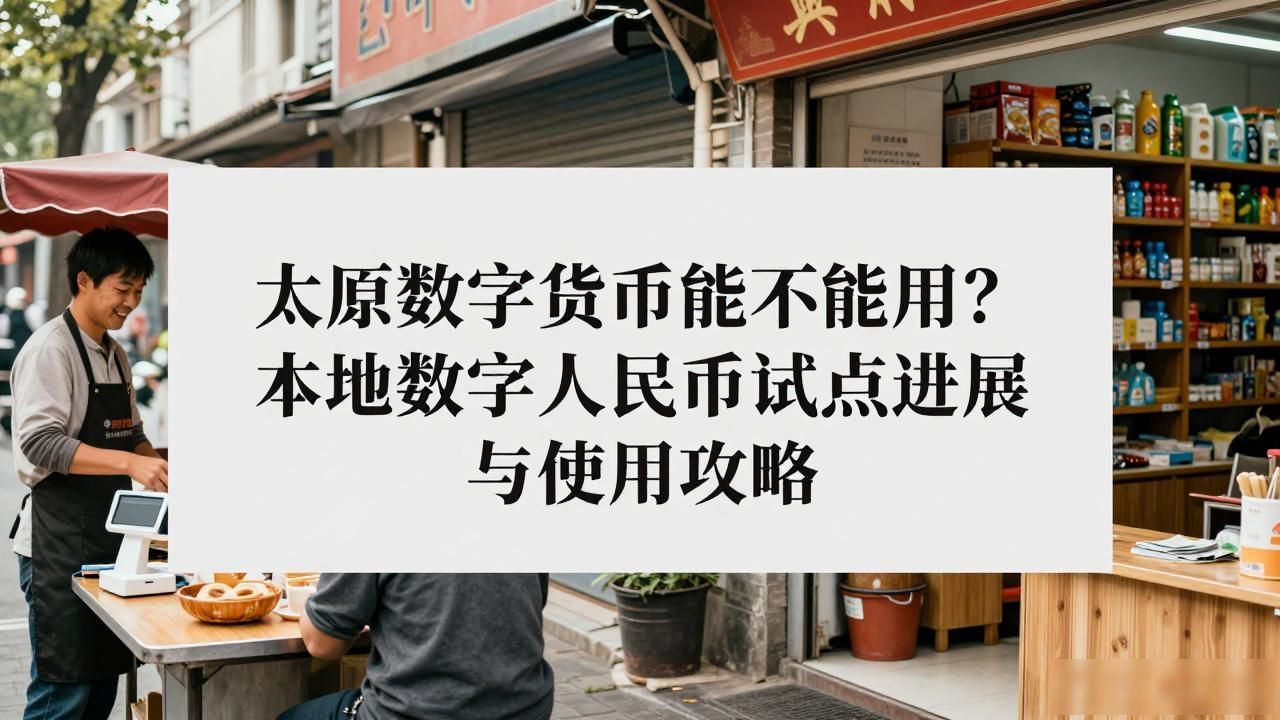 太原数字货币能不能用？本地数字人民币试点进展与使用攻略