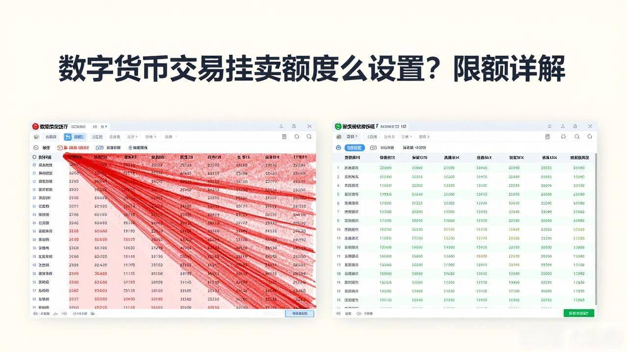 数字货币交易挂卖额度怎么设置？限额详解
