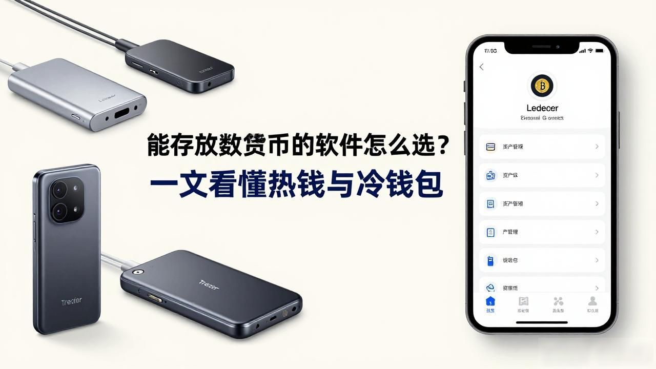 能存放数字货币的软件怎么选？一文看懂热钱包与冷钱包