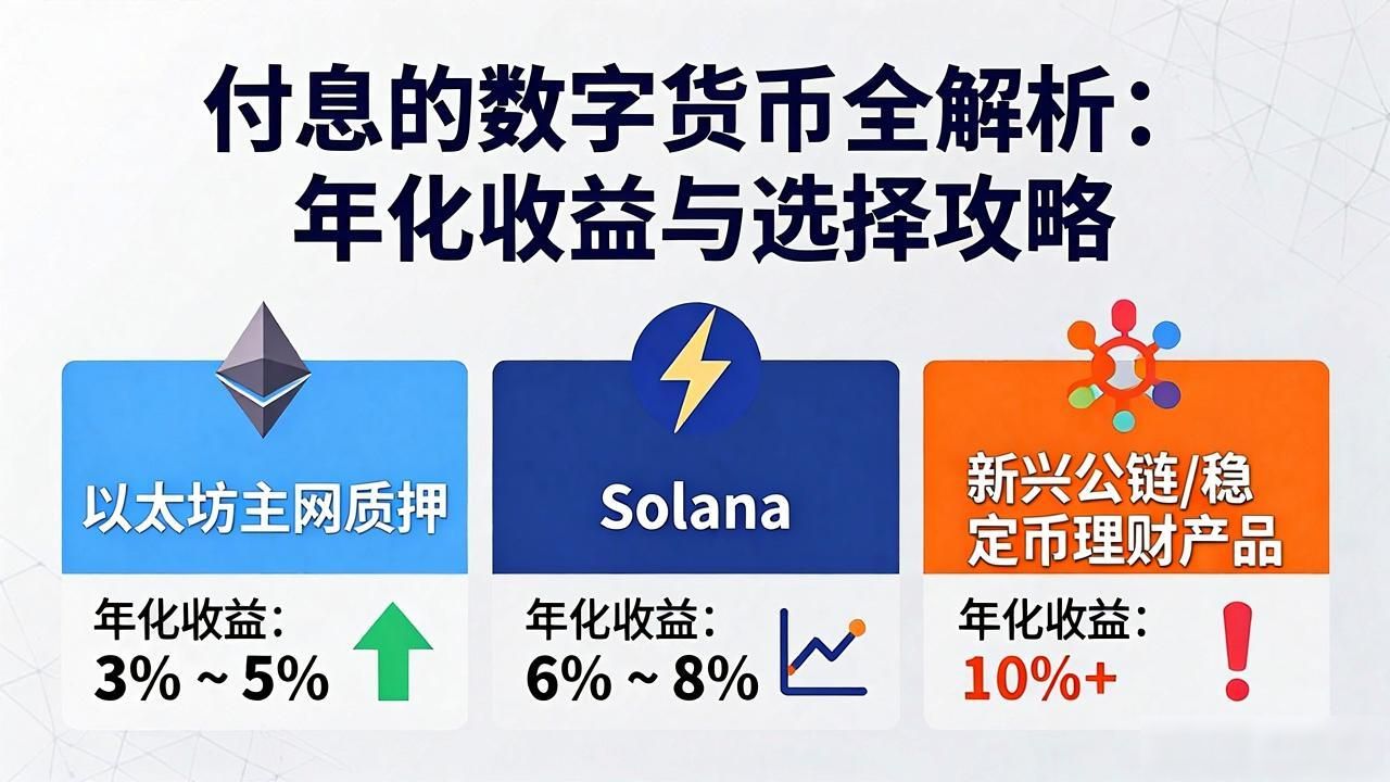 付息的数字货币全解析：年化收益与选择攻略